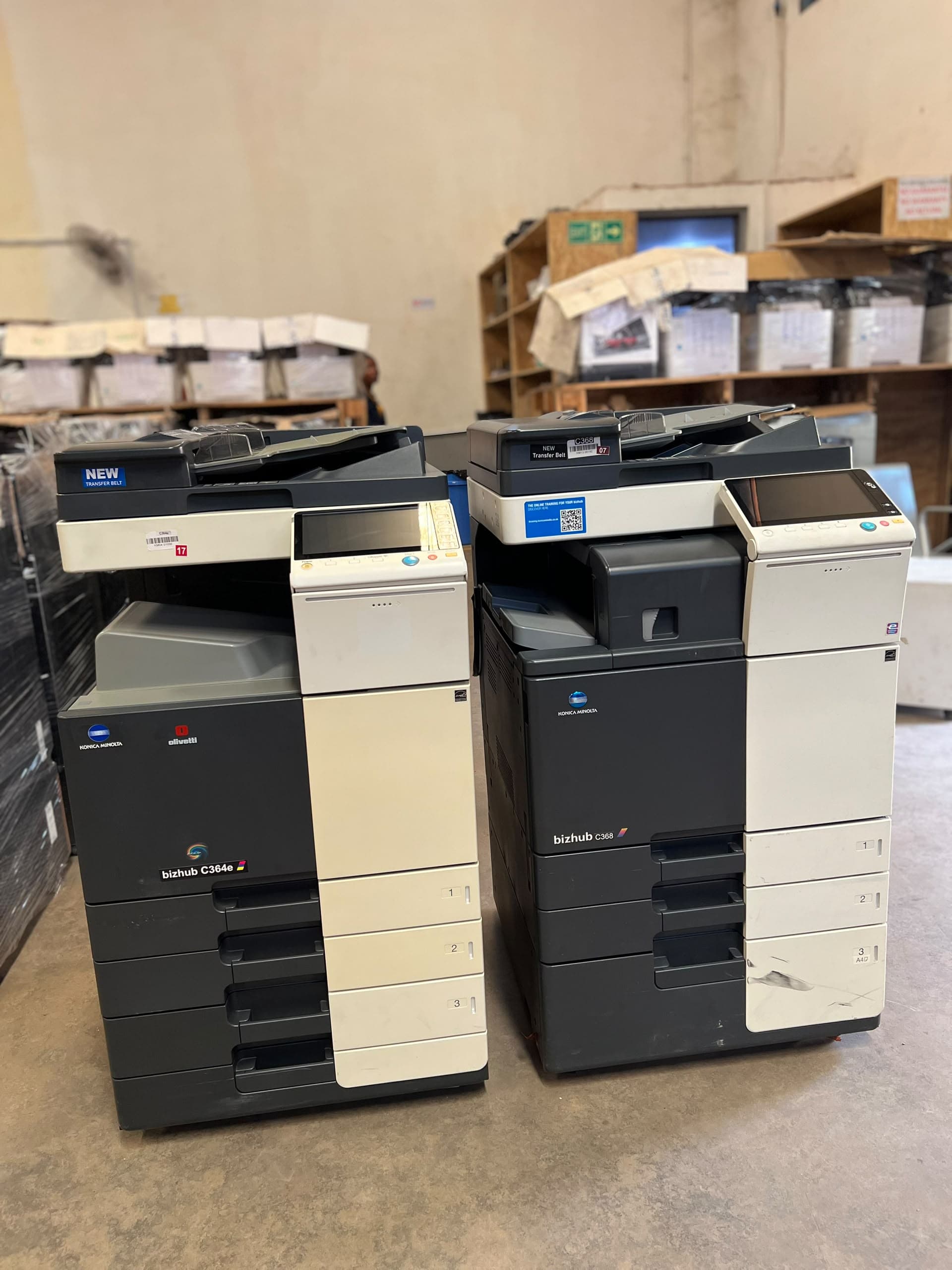 Konika Minolta bizhub c364e printer